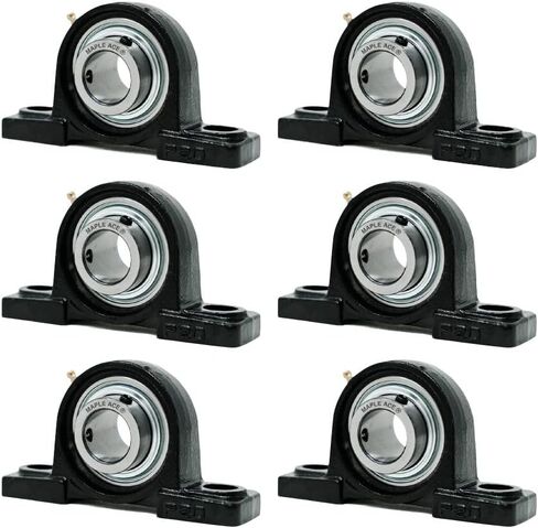 MAPLE ACE UCP210-31 R3 Triple-Lip Seal Pillow Block Bearing 1-15/16" Bore 2-Bolt Solid (1Pc) in Saudi Arabia