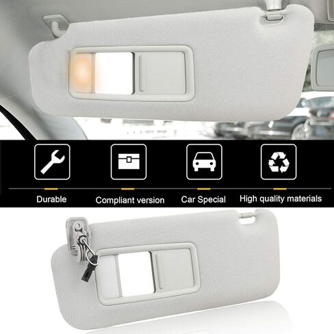 حاجب الشمس TDY1-69-320 يناسب Mazda CX-9 2010-2015، حاجب الشمس للسيارة مع ضوء مرآة مكياج مدمج in Saudi Arabia