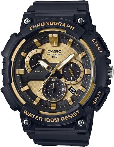 Casio MCW200H Series | Men’s Analog Watch |100M WR | Retrograde Chronograph | 1 Second Stopwatch | Date Display | Multi Dial | Resin Glass | Resin Case | Resin Band | 3 Year Batt in Saudi Arabia