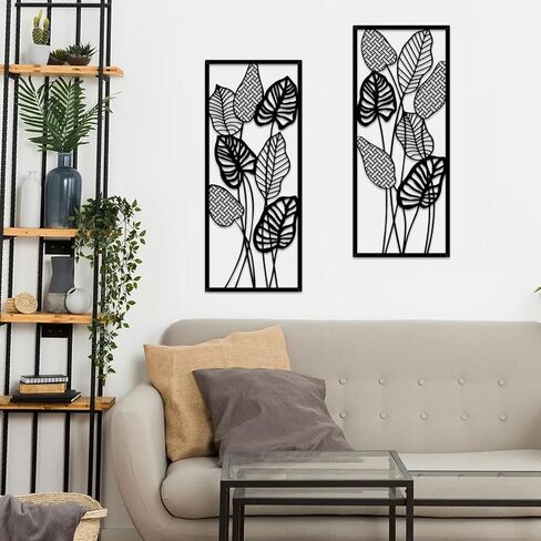 ruelen Metal Scroll Wall Decor Rustic Iron Wall Medallion Small Traditional Metal Scroll Wall Art for Home Living Room Front Porch Above Door Hallway Entryway Decoration in Kuwait