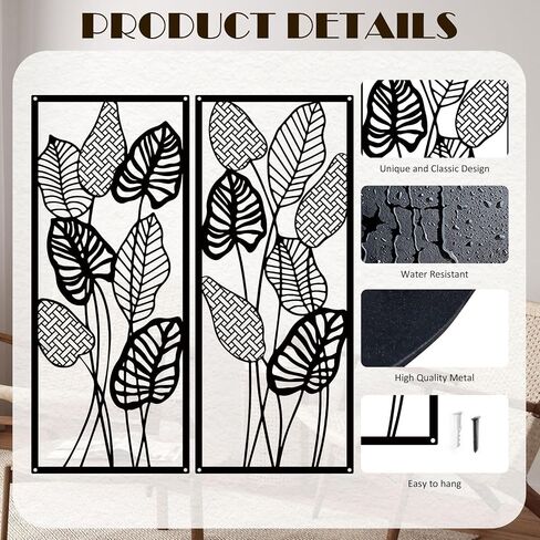 ruelen Metal Scroll Wall Decor Rustic Iron Wall Medallion Small Traditional Metal Scroll Wall Art for Home Living Room Front Porch Above Door Hallway Entryway Decoration in Kuwait
