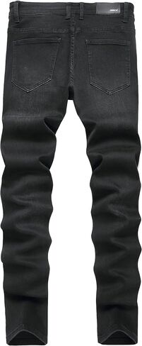 ABSECAI Men's Ripped Jeans Slim Fit Skinny Stretch Jeans Pant in Kuwait