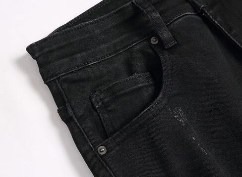 ABSECAI Men's Ripped Jeans Slim Fit Skinny Stretch Jeans Pant in Kuwait