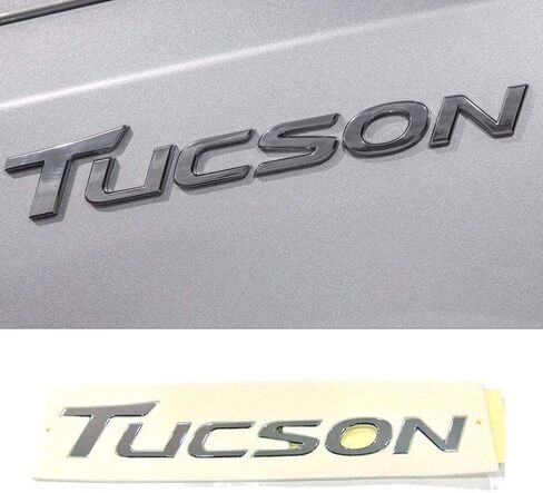 Rear Trunk TUCSON Logo Emblem Badge For Hyundai 2016- Tucson ix35 OEM Parts in Saudi Arabia