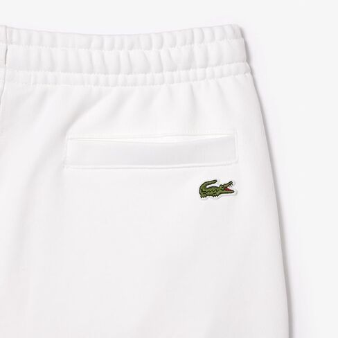 شورت Lacoste للرجال ذو مقاس عادي وخصر قابل للتعديل مع رسمة تمساح متوسطة بالقرب من الجزء السفلي من الساق in Saudi Arabia