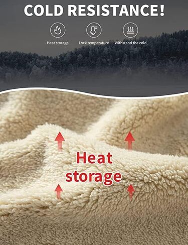 Gihuo Men Sweatpants Sherpa Fleece Lined Sweatpants Winter Thermal Active Outdoor Sports Track Jogger Pants in Kuwait