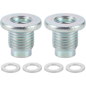 1 Set Oil Drain Plug for Mazda 3 2006-2024 for Mazda CX-5 2014-2024 Engine Oil Pan Drain Bolt Screw Thread Repair with Gasket Silver Tone Steel