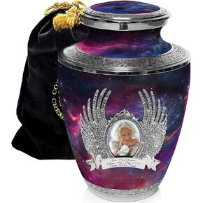 Galaxy Cremation Urn for Ashes Adult Male - Personalized Cremation Urns for Human Ashes Adult Man Decorative Urns - Beautifully Handcrafted Urns for Ashes Urn for Ashes for Women