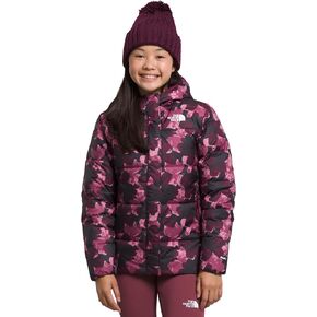 THE NORTH FACE Girls' North Down Fleece Lined Parka, Boysenberry Floret Print, XX-Large