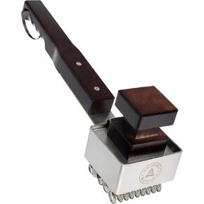 Steam Grill Brush Bristle-Free – Stainless Steel, No-Wire Grill Brush for Outdoor Grill Steams Ice as it Cleans Grates – 3 Lb., Heavy-Duty Grill Cleaning Brush - BBQ Grill Brush by Hickory Summit