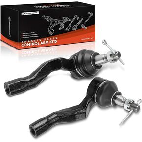 A-Premium 2 × أطراف قضيب ربط خارجي أمامي، متوافق مع Infiniti G35 2003-2007 وNissan 350Z 2003-2009