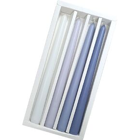 6 PCS Scented Taper Candlesticks 10 Inch Bluebell Scented Candle Aromatherapy Candles Gift Set Gradient Colored Candles for Home Decor Kitchen Decor Wedding Decorations