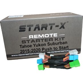 Start-X Remote Starter for Suburban, Tahoe, Yukon 2015-2020 Push to Start || Plug N Play || 3 X Lock to Remote Start || Zero Wire Splicing! || 2015 2016 2017 2018 2019 2020