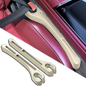 2PCS Car Seat Gap Filler Organizer, Car Seat Gap Organizer with Phone Holder, Car Accessories Car Side Seat Gap Filler for Prevent Falling (Black) in Kuwait