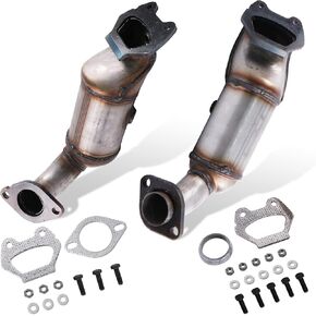 MOSTPLUS Manifold Catalytic Converter Left 674-120 & Right 674-121 Compatible with 11-18 Dodge Journey Grand Caravan Chrysler Ram VW (Set of 2)