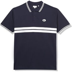 Lacoste Men's Globe Print Movement Polo