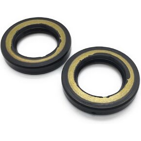 REPLACEMENTKITS.COM Brand Propeller Seal 2pc Set Compatible with Yamaha Some 25-60 HP Replaces 93101-22M00-00