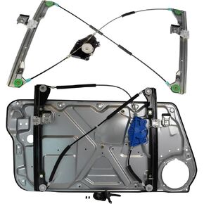 TRQ Front Window Regulator Kit Compatible with 1998-2010 Volkswagen Beetle