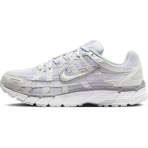 Nike P-6000 Shoes (FV6603-101, Metallic Summit White/Pure Platinum/Wolf Grey/White) Size 7