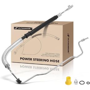 A-Premium Power Steering Pressure Hose Line Assembly Compatible with Honda Accord 2003 2004 2005 2006 2007, 3.0L, Pump To Rack