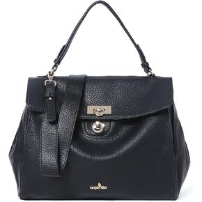 Angel Kiss Satchel Purses and Handbags for Women Soft Vegan Leather Tote Shoulder Bag Top Handle with Crossbody Strap