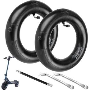 2-Pack 10x3 Replacement Inner Tubes with Bent Valve for 255x80 90/65-6.5 80/65-6.5 Tires Scooter