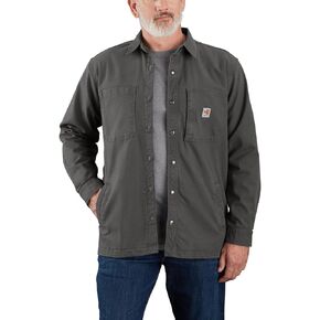 Carhartt Men's Flame Resistant Rugged Flex Canvas Shirt Jac