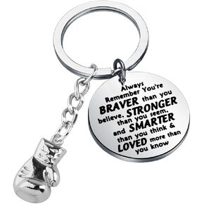 BNQL Boxing Glove Keychain Boxing Gifts for Boxers Boxing Lovers Keychain Boxing Coach Gifts for Boxing Fans Boxing Keyrings (Boxing Glove Keychain)