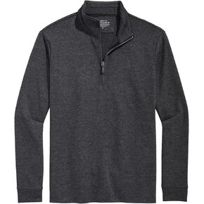 vineyard vines Men's Herringbone Bluffs Performance Quarter-Zip