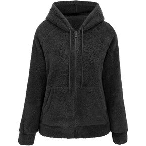 RISISSIDA Women Faux Fur Fleece Lightweight Jacket Spring Fall Transitional Fashion, Cute Thin Coat