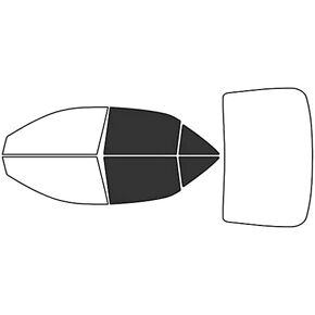 Rvinyl Window Tint Kit Compatible with Toyota Camry 2007-2011 - Complete Precut Kit - 20%