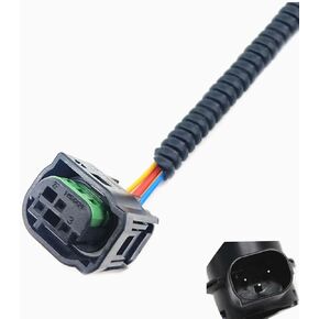 1PCS 3PIN Reverse Backup Parking Sensor Harness Connector Plug 4F23-15K859-AA 3F2Z15K859BA 1999-2019 Compatible with Ford F-150 F-250 F-350 E-150 E-250 E-350 Expedition Explorer Escape Lincoln Mercury