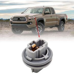 FZJDSD Socket Plug Front Turn Signal Light Bulb Socket # 90075-60060 9007560060 Fit for Toyota Tacoma 2005-2015 for Camry 2007-2009 for Tundra 2007-2018 for Sequoia 2008-2017 for Corolla 2009-2013