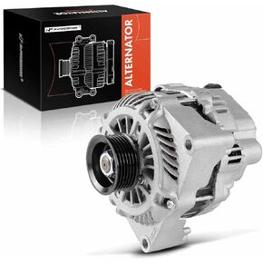 A-Premium Alternator Compatible with Pontiac G8 2008-2009, 6.0L 6.2L, 12V 140A 6-Groove Pulley Clockwise, Replace# 92157189, A003TG4191