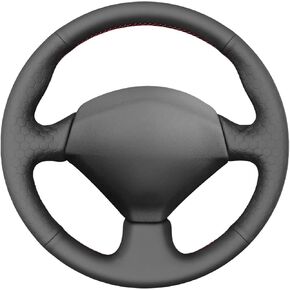 MEWANT Steering Wheel Cover Wrap for Honda S2000 Civic Si for Acura RSX Type-S Hand Sewing Microfiber Leather Steering Wheel Wrap