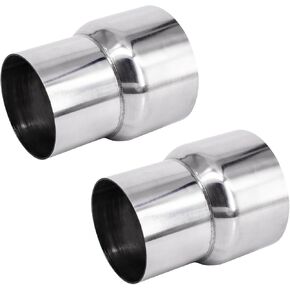 Vechkom 2" ID 3" ID Exhaust Pipe Adapter Connector Reducer 304 Stainless Steel 2 Inch to 3 Inch 2" ID 3" ID kit 2PCS