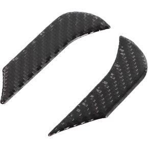 Center Control Dashboard Sticker Cover for Toyota Tundra Sequoia 2022-2024 Interior Trim Decal Decoration Accessories Carbon Fiber Black 1Pair