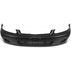 DNA MOTORING Factory OE Front Bumper Cover Compatible With Civic 1999-2000, HO1000191 1999 2000, OEM-BUMP-HO1000191