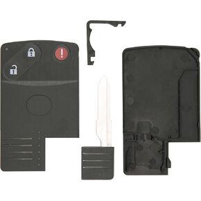 Keyless2Go Replacement for 3 Button Shell Case for Select Mazda BGBX1T458SKE11A01