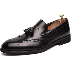 Men's Penny Loafers Tassels Casual Slip-On Shoes and Weeding Dress Shoes for Men