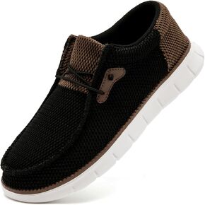EGMPDA Mens Slip on Loafers Boat Shoes Non Slip Walking Sports Shoes Driving Shoes Casual Office Shoes Gym Lightweight Comfortable Shoes