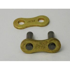 DID ZJ520ERT3 Gold Rivet Type Replacement Connecting Link for 520ERT3 Chains