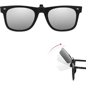 Polarized Clip on Flip Up Sunglasses Over Prescription Glasses UV400 Protection TS-CO-2140