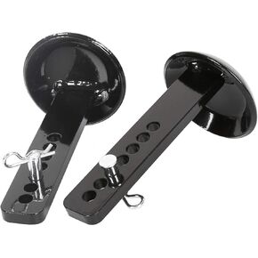 KUAFU New Round Dome Heavy Duty Snow Plow Shoe Skid Compatible with John Deere Runner 3-1/2" Gloss Black Replacement for M147167 AM119321 Durable Steel