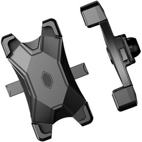 motorcycle phone Mount - One-Hand Operable Bike Phone Holder - 360° Rotatable, Anti-Shake & Slip Silicone Mount for Bikes and Motorcycles - bike phone holder