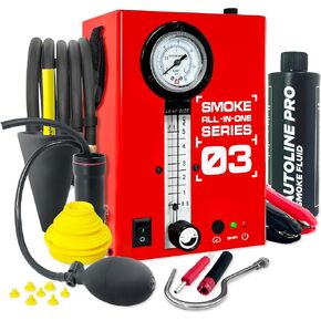 Automotive Smoke Machine Leak Tester for EVAP with Built-in Air Motor and Pressure Gauge – Model 03 - Exhaust Smoke Detector Tools Kit - Car Smoke Machine with Flow Meter and Smoke Fluid in Kuwait