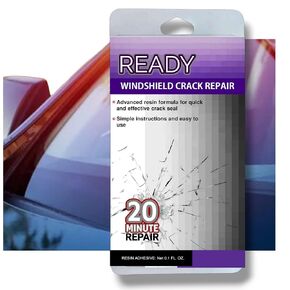 Ready Windshield Crack Repair, Advanced Resin Formula for Stronger Bond