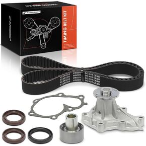 A-Premium Engine Timing Belt Kit with Water Pump Compatible with Nissan Quest 1999-2002 & Mercury Villager 1999-2002 - 3.3L