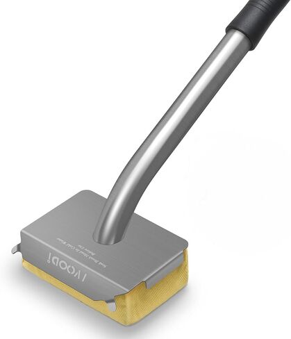 Steam Grill Brush-Grill Brush Bristle Free,Reinforced Grill Cleaner Scraper,Heat-Resistant Aramid Fiber Twill Pads,Replaceable Head Barbecue Grill Cleaner Brush,Grill Brush for Outdoor (Scraper Brush) in Saudi Arabia