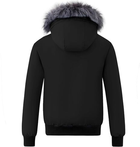wantdo Women's Thicken Hooded Winter Coat Puffer Jacket Short Warm Parka with Hood in Saudi Arabia